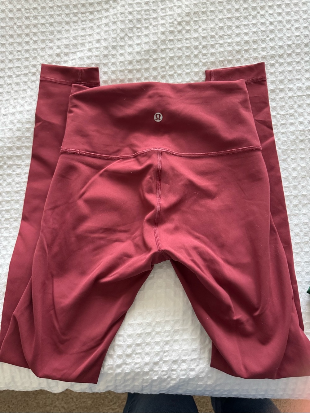 lululemon athletica wondertrain high-Rise Wine Red Leggings